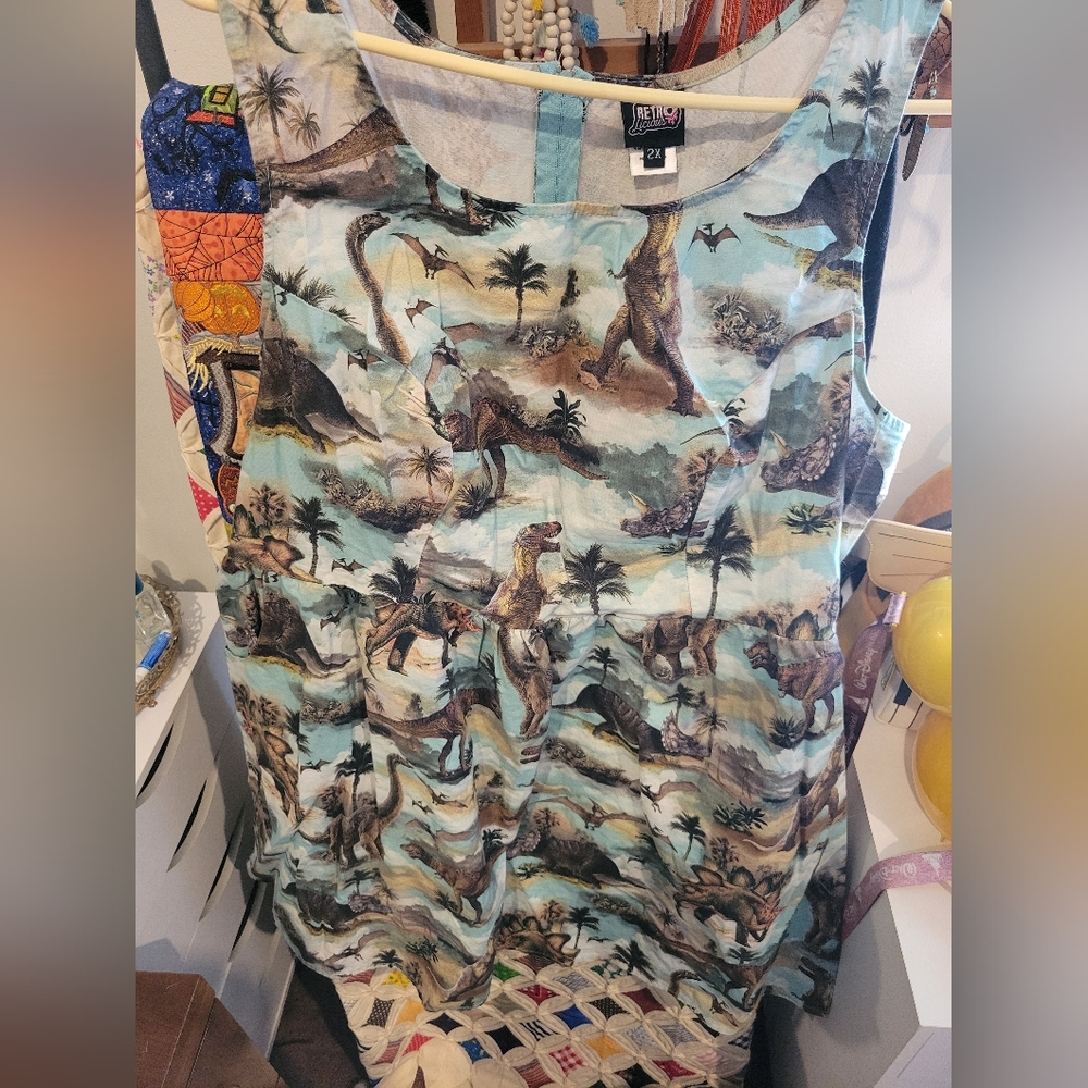Retrolicious 2x Dinosaur Dress